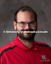 Studio portrait of Cedric Wooledge, Animal Technician, Institutional Animal Care Program. October 29