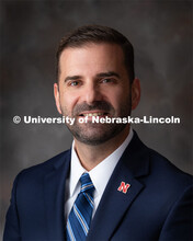 Studio portrait of Josh Davis, Associate Vice Chancellor for Global Affairs. October 30, 2019. 
