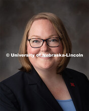 Studio portrait of Heidi Uhing, Communications Specialist, Office of Research and Economic Developme