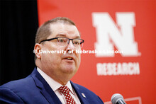 Bob Wilhelm, vice chancellor for research and economic development, gives remarks at the Nebraska Re