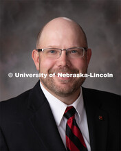 Studio portrait of James MacDonald, Associate Professor of Animal Science. November 19, 2019. 