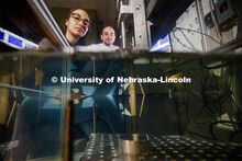 Engineering photoshoot in Mechanical and Materials Engineering in Nebraska Hall. November 22, 2019. 
