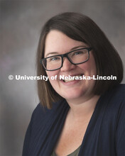 Studio portrait of Eileen Marks-Nelson, Research Technologist for Animal Science. November 25, 2019.
