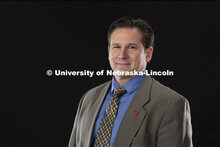 Studio portrait of Robert Woody, Professor of Music Education for Hixson-Lied College of Fine and Pe