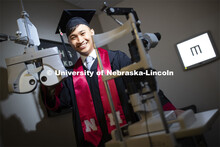 David Nguyen, a senior biochemistry major from Lincoln, will graduate this weekend with a degree in 