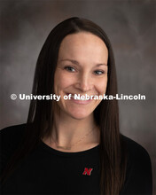 Studio portrait of Meagan Counley. Meagan has been named interim Title IX coordinator at the Univers