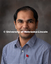 Studio portrait of Srikanth Kodati, Graduate Research Assistant, Plant Pathology. December 13, 2019.