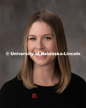 Studio portrait of Megan McLeay, Instructional Design Technology Specialist, Center for Transformati