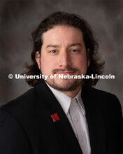 Studio portrait of Brad Tharnish, Research Technologist, Plant Pathology. December 13, 2019. 