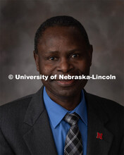 Studio portrait of Stephen Wegulo, Professor, Plant Pathology. December 13, 2019. 