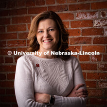 Studio portrait of Deann Gayman, News and Public Relations Writer/Editor, Office of University Commu