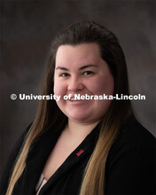 Studio portrait of Charlet Reebenaker, Senior Animal Science major, Undergraduate Researcher. Decemb