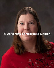 Studio portrait of Rhonda Taylor, Office Support Associate, OASIS. December 17, 2019. 