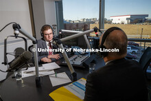 Bryce Doeschot at KRVN for the Nebraska Innovation Campus partners page. January 7, 2020. 