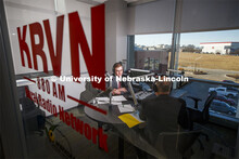 Bryce Doeschot at KRVN for the Nebraska Innovation Campus partners page. January 7, 2020. 