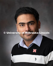 Studio portrait of Jayadri Ghosh, Post-Doc Research Associate, Plant Pathology. January 10, 2020. 