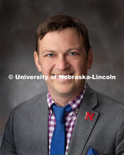 Studio portrait of Joshua Herr, Assistant Professor, Plant Pathology. January 10, 2020. 