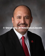 Studio portrait of Hernan Garcia-Ruiz, Plant Pathology. January 10, 2020. 