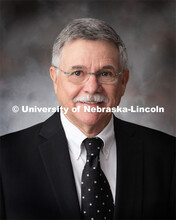 Studio portrait of Bill Dicke, award recipient of Animal Science. January 14, 2020. 