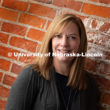 Studio portrait of Monica Myers, Digital Asset Management Technician, Office of University Communica