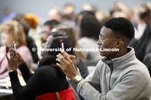 Temi Onayemi videos Ramarro Lamar's musical performance as part of the MLK Brunch featuring Ruby Bri