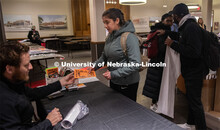 The UPC Nebraska Poster Sale in the City Campus Nebraska Union. January 28, 2020. 