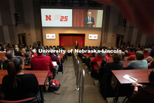 Chancellor Ronnie Green gives The State of Our University Address. The N2025 strategic plan was rele