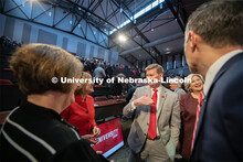 President Ted Carter talking to the deans at The State of Our University address. The N2025 strategi
