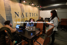 Jacht students work in the agency's Haymarket office space. February 19, 2020. 
