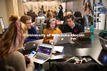 Jacht students work in the agency's Haymarket office space. February 19, 2020. 