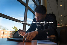 Michael Sanders, a computer science major from Omaha, NE is one of 10 Stem Connect Scholars. Michael
