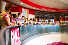 Morale Captains getting ready to enter the Union ballroom. University of Nebraska–Lincoln students
