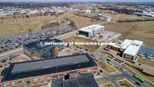 A new Hotel will be built on Nebraska Innovation Campus in the open space in the center of the photo