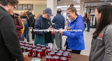 Students, Faculty and Staff enjoy the new sights from the renovation at the East Campus Union Open H