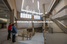 Students, Faculty and Staff enjoy the new sights from the renovation at the East Campus Union Open H