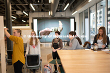 Johnny Carson Center for Emerging Media Arts classes. March 9, 2020. 