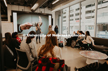 Johnny Carson Center for Emerging Media Arts classes. March 9, 2020. 