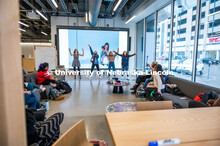Johnny Carson Center for Emerging Media Arts classes. March 9, 2020. 