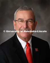 Studio portrait of Charles Hibberd, Dean and Director of Nebraska Extensions, Cooperative Extension 