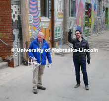 Ernesto Sanchez, lecturer in the College of Architecture, and Craig Chandler, Director of Photograph