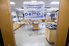 Chemistry labs become recording studios. As a result of the Corona virus, Faculty are recording Chem