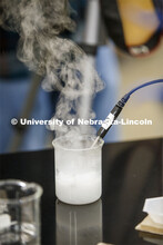 Calcium in water lets off steam as it heats the water as part of the lab. As a result of the Corona 
