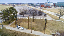 Carrick Detwiler and his students from the NIMBUS Lab work with several drones flying with each othe