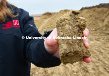 Judith Turk and Rebecca Young (stocking hat), assistant professors of natural resources, are being v