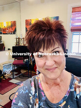 Because of the COVID-19 virus impact on campus, Diane Barger, professor of clarinet, works from home