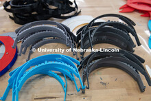 Face shields have been assembled from 3-D printed and laser-cut parts, and now, injection molding wi
