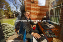Due to COVID-19 and campus shut down, Chancellor Ronnie Green works from home. April 15, 2020. 