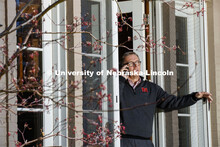 Due to COVID-19 and campus shut down, Chancellor Ronnie Green is on the phone working from home. Apr