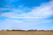Cody Behrends of Cortland, NE, plants corn east of Panama, NE, Monday afternoon. April 27, 2020. 