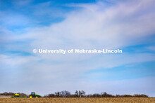 Cody Behrends of Cortland, NE, plants corn east of Panama, NE, Monday afternoon. April 27, 2020. 